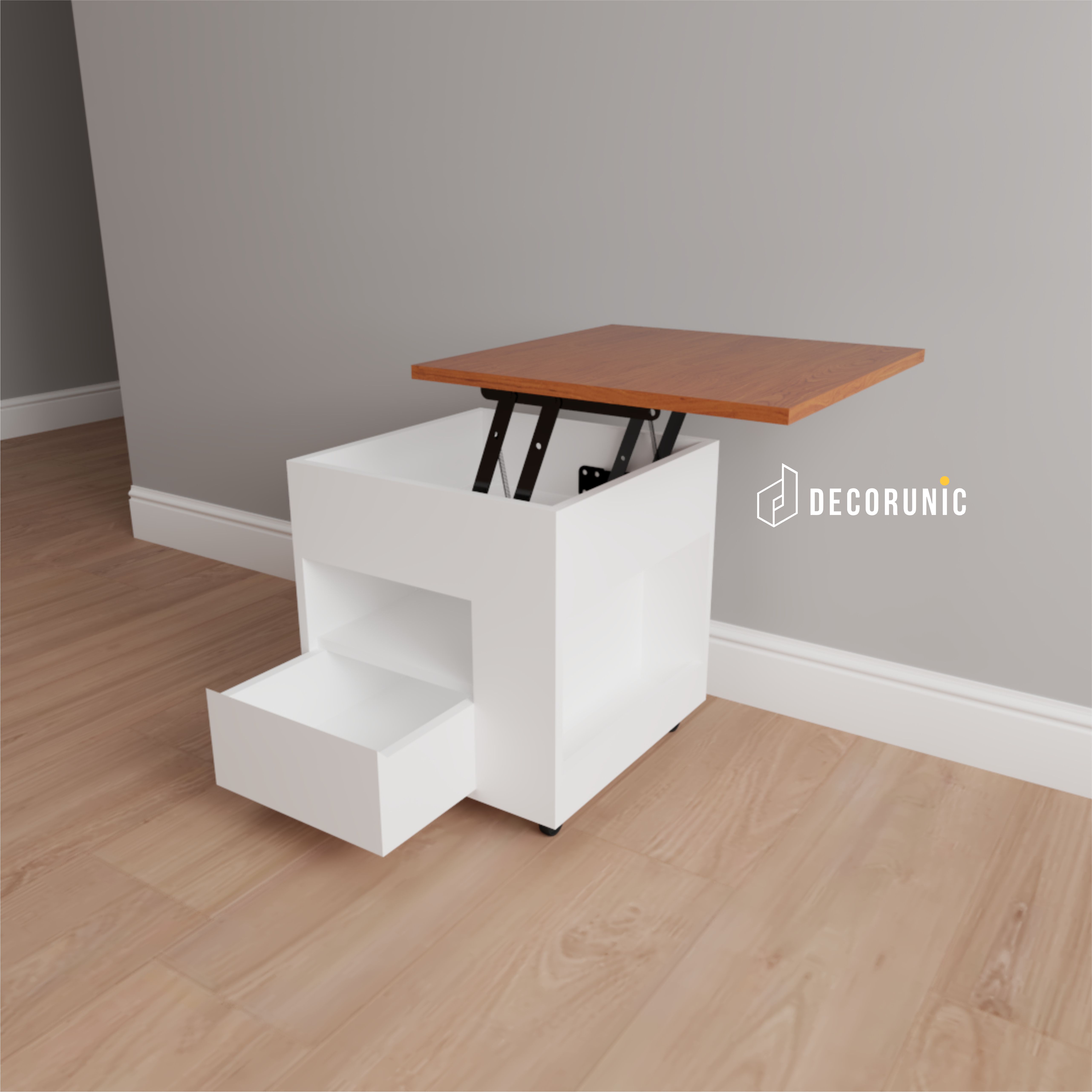 Olive Nightstand Lift Up Table Bedside Inaexport